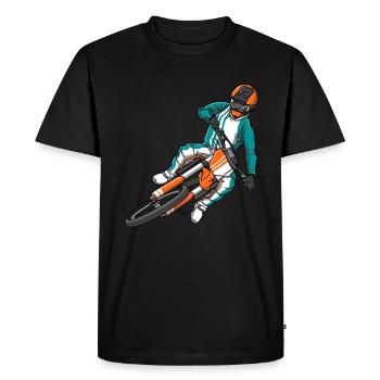 Motocross Rider Biker Motorcycle Children Men - T-shirt Premium bio Homme - noir - Devant - Nico (187cm)