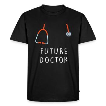 Future Doctor Drôle Étudiants en Médecine - T-shirt Premium bio Homme - noir - Devant - Nico (187cm)