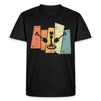 Détecteur de métaux vintage Sondeur Sonden - T-shirt Premium bio Homme - noir - Devant - Nico (187cm)