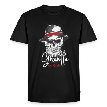 Grantln est un style de vie bavarois bavarois - T-shirt Premium bio Homme - noir - Devant - Nico (187cm)