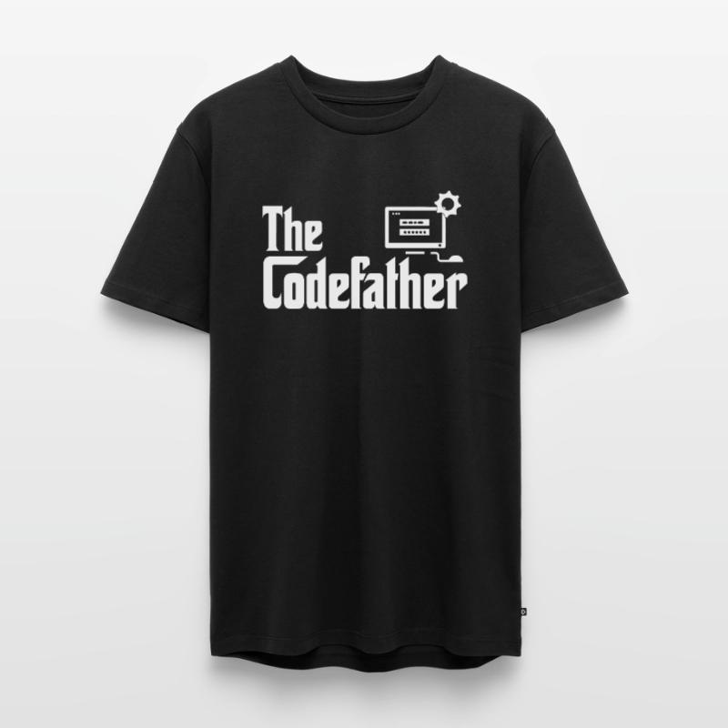 L’ordinateur codeur codeur développeur Codefather T-shirt Premium bio Homme