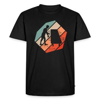 Baby-foot - T-shirt Premium bio Homme - noir - Devant - Nico (187cm)