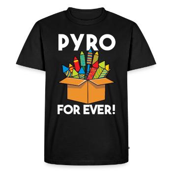 Pyro For Ever Fireworks - Men's Premium Organic T-Shirt - black - Front - Nico (187cm)