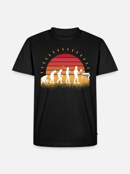 Pizza Bäcker - Männer Premium Bio T-Shirt - Schwarz