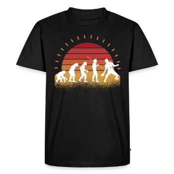 Table tennis - Men's Premium Organic T-Shirt - black - Front - Nico (187cm)