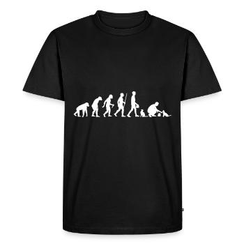 Evolution Cat Cat Propriétaire De chat Propriétaire de chat - T-shirt Premium bio Homme - noir - Devant - Nico (187cm)