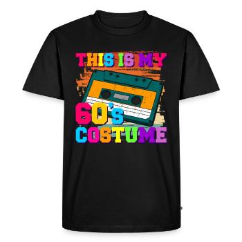 this is my 60s costume 60s gift - Men's Premium Organic T-Shirt - black - Front - Nico (187cm)