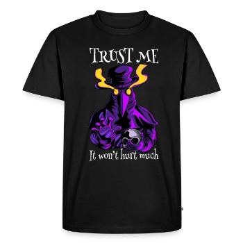 Plague Doctor Halloween plague doctor mask - Men's Premium Organic T-Shirt - black - Front - Nico (187cm)