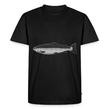 Poisson poisson - T-shirt Premium bio Homme - noir - Devant - Nico (187cm)