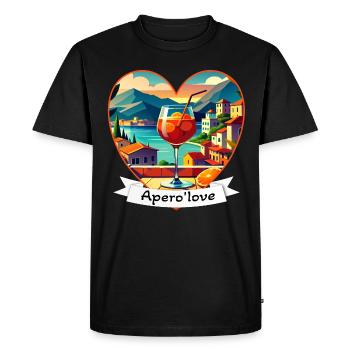 Love Vacation Drink Summer Vacation Love Dream Shirt - Men's Premium Organic T-Shirt - black - Front - Nico (187cm)