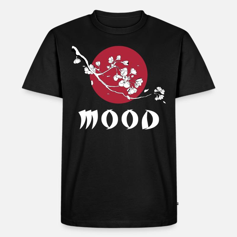 MOOD - Männer Premium Bio T-Shirt - Schwarz