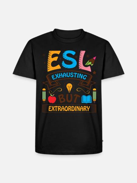 ESL-Lehrer ESL Unterricht - Männer Premium Bio T-Shirt - 