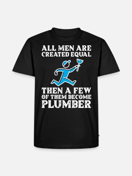 Alle mennesker er skabt lige - Herre Premium økologisk T-shirt - sort