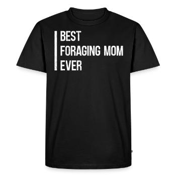 Meilleure maman butineuse de tous les temps Chasseur de champignons Recherche de nourriture - T-shirt Premium bio Homme - noir - Devant - Nico (187cm)