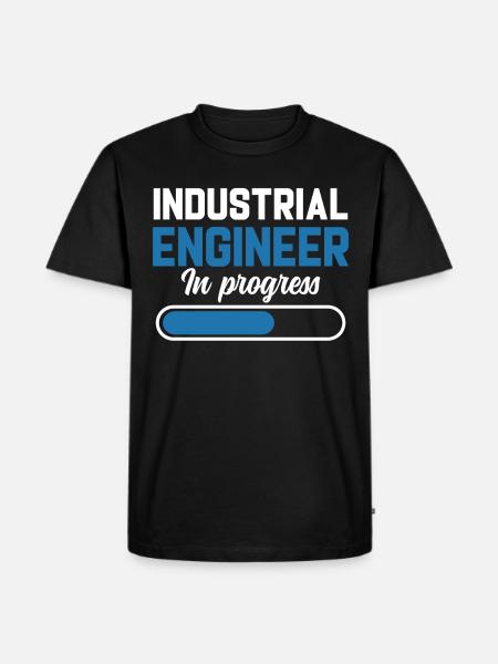Industrial Engineer In Progress - Men's Premium Organic T-Shirt - black