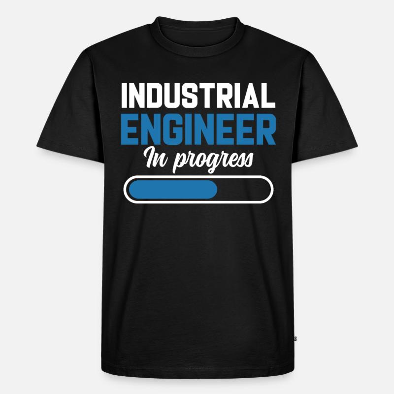 Industrial Engineer In Progress - Men's Premium Organic T-Shirt - black