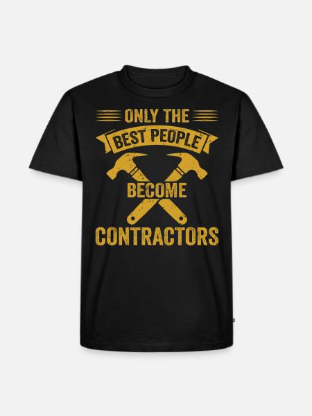 Entrepreneur général Construction Bricoleur Constructeur - T-shirt Premium bio Homme - noir
