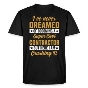 General Contractor Construction Handyman Builder - Men's Premium Organic T-Shirt - black - Front - Nico (187cm)