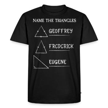Math Jokes Mathmatician Teacher Math Mathematics - Men's Premium Organic T-Shirt - black - Front - Nico (187cm)