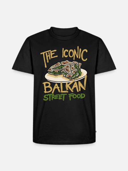 The Iconic Balkan Street Food Balkan - Men's Premium Organic T-Shirt - black
