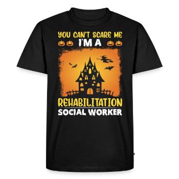 Rehabilitation Social Worker Occupation Job Rehab - Men's Premium Organic T-Shirt - black - Front - Nico (187cm)