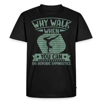 Gymnastique acrobatique Sport Force - T-shirt Premium bio Homme - noir - Devant - Nico (187cm)