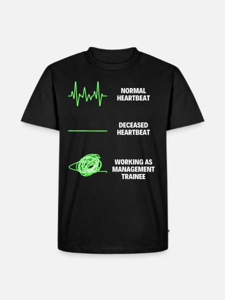 Management Assistant Manager Worker - Männer Premium Bio T-Shirt - Schwarz