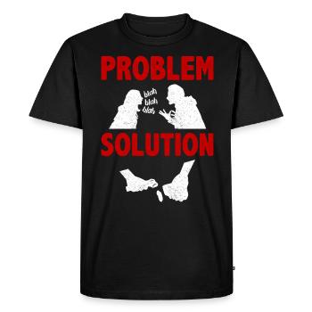 Knapping Stone Collector Problème Solution Hobby - T-shirt Premium bio Homme - noir - Devant - Nico (187cm)