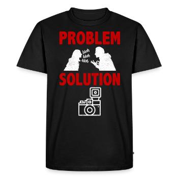 Solution au problème de l’appareil photo photo Lomography - T-shirt Premium bio Homme - noir - Devant - Nico (187cm)