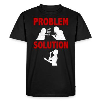 Makeup Art Makeup Artist Makeup Problem Solution - T-shirt Premium bio Homme - noir - Devant - Nico (187cm)