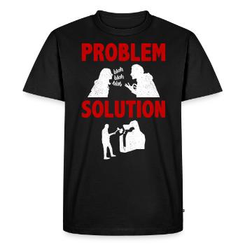 Extraction de minéraux Extraction de collecteurs de minéraux - T-shirt Premium bio Homme - noir - Devant - Nico (187cm)