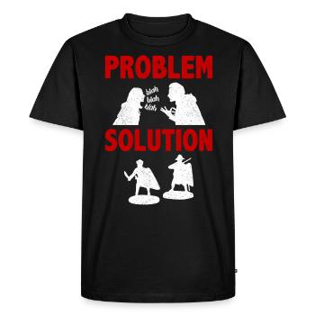 Miniatures Diorama Modèle Problème Solution Hobby - T-shirt Premium bio Homme - noir - Devant - Nico (187cm)