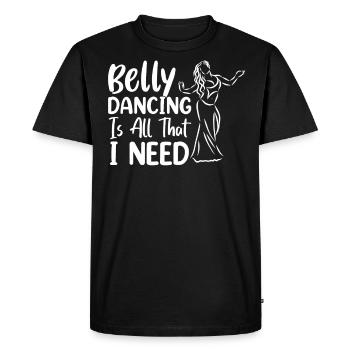 Citations de danse moderne Danseur drôle Raqs sharqi Swing - T-shirt Premium bio Homme - noir - Devant - Nico (187cm)