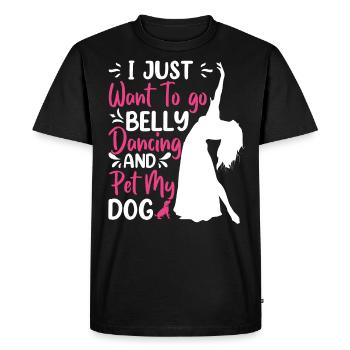 Danseuses du ventre drôles, danseuses de blagues de danse du ventre - T-shirt Premium bio Homme - noir - Devant - Nico (187cm)