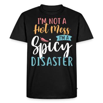 Citations Drôles Et Blagues Humour Et Rire - T-shirt Premium bio Homme - noir - Devant - Nico (187cm)