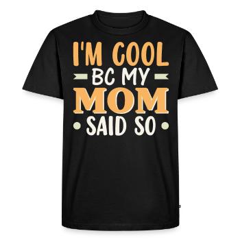 Citations et blagues drôles Dictons hilarants et humour - T-shirt Premium bio Homme - noir - Devant - Nico (187cm)