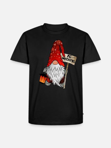 PC Gnome Christmas Gnome - Men's Premium Organic T-Shirt - black