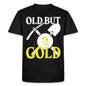 Les chercheurs d’or sondent le cadeau d’orpaillage - T-shirt Premium bio Homme - noir - Devant - Nico (187cm)