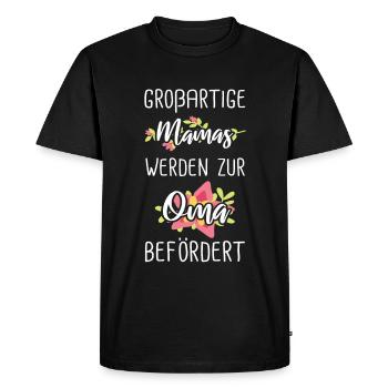 Grand-mère mère grand-mère - T-shirt Premium bio Homme - noir - Devant - Nico (187cm)