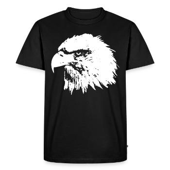 2 Falcon Eagle Falcon Eagle Falcon Airfighter Navy A - T-shirt Premium bio Homme - noir - Devant - Nico (187cm)