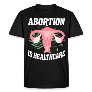 Women Abortion Feminism Equality - Men's Premium Organic T-Shirt - black - Front - Nico (187cm)