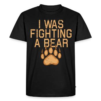 Bears Brown Bear Polar Bear Bear - Men's Premium Organic T-Shirt - black - Front - Nico (187cm)
