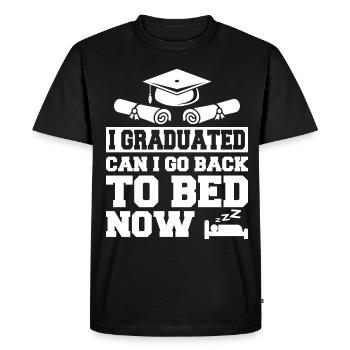 School Student Student Teacher - Men's Premium Organic T-Shirt - black - Front - Nico (187cm)