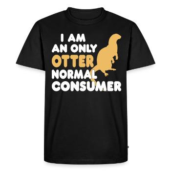 Otter Water Marten Marten Marten - Men's Premium Organic T-Shirt - black - Front - Nico (187cm)