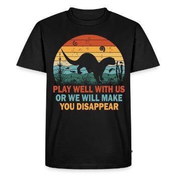 Otter Water Marten Marten Marten - Men's Premium Organic T-Shirt - black - Front - Nico (187cm)