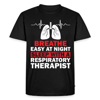 Respiratory therapists Respiratory therapist Occupational therapists - Men's Premium Organic T-Shirt - black - Front - Nico (187cm)