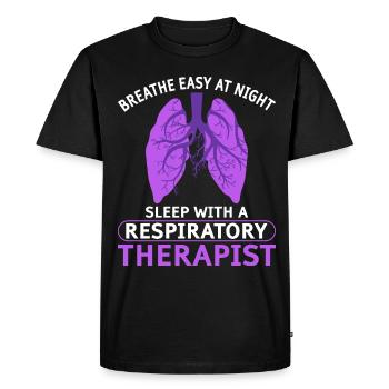 Respiratory therapists Respiratory therapist Occupational therapists - Men's Premium Organic T-Shirt - black - Front - Nico (187cm)