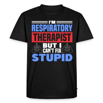 Respiratory therapists Respiratory therapist Occupational therapists - Men's Premium Organic T-Shirt - black - Front - Nico (187cm)
