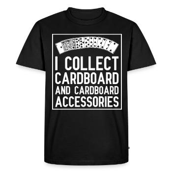 Card Game Card Player Poker - Men's Premium Organic T-Shirt - black - Front - Nico (187cm)