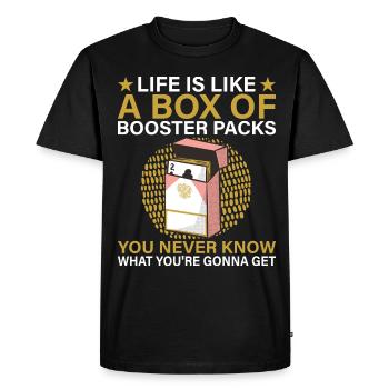 Card Game Card Player Poker - Men's Premium Organic T-Shirt - black - Front - Nico (187cm)